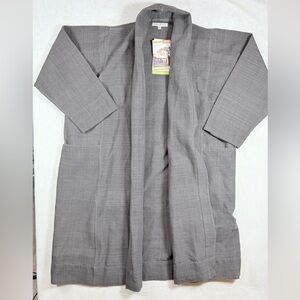 NWT Maiwa One Size Handwoven Natural Dye Naya Collection Nila Coat Jacket